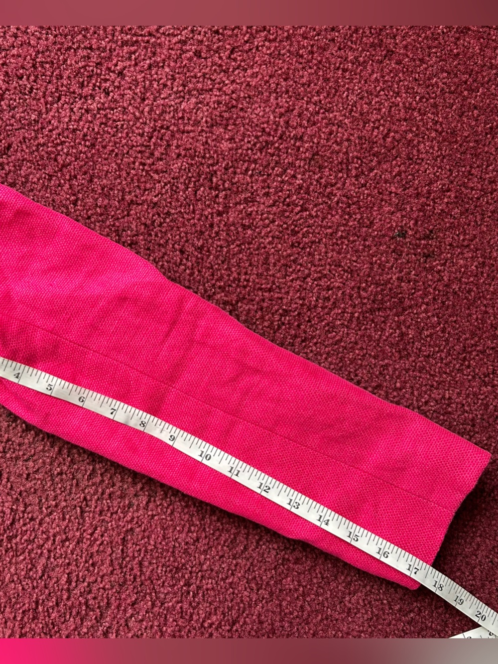Lauren Ralph Lauren Women’s Hot Pink 100% LinenBlazer - Single-Button Sport Coat - Picture 7 of 7